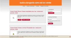 Desktop Screenshot of maboulangerie.com